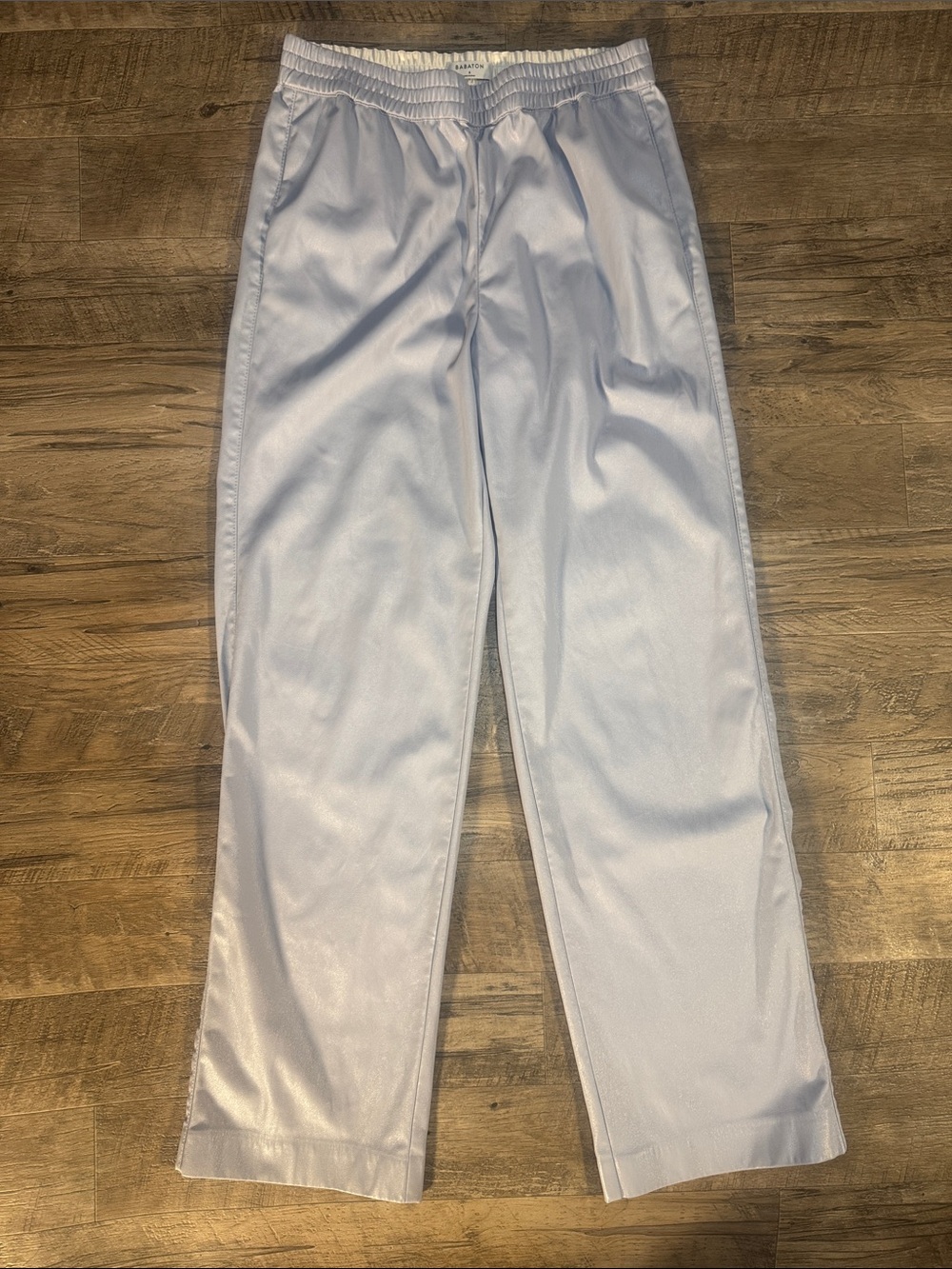 Aritzia Babaton Light Gray/Blue Women's Elastic-Waist Joggers - Size 6